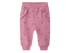 Name It mauve orchid floral sweatpants